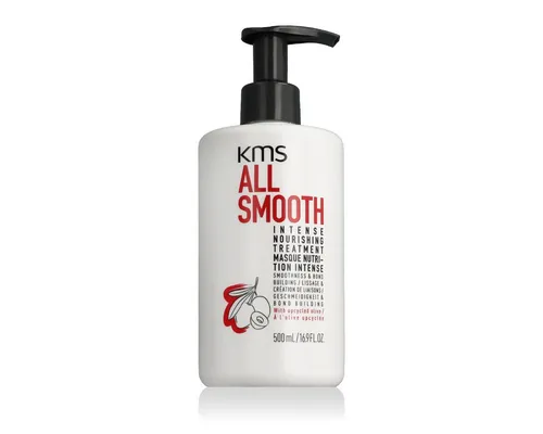KMS ALLSMOOTH Intense Nourishing Treatment 500 ml - Haarpflege Treatment für glattes, geschmeidiges Haar. Mit innovativer bond-building-Technologie für bis zu 50 % glatteres Haar und 99 % weniger Haarbruch. Ideal für strapaziertes Haar!