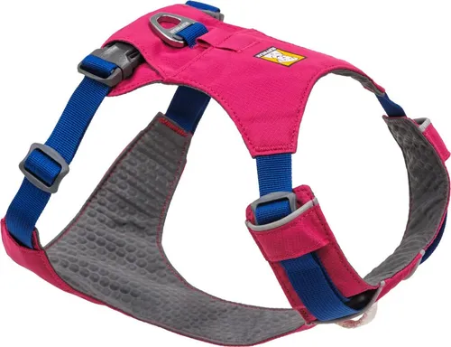 Ruffwear Hi Light Geschirr Alpenglow Pink XXS - Leichtes, langlebiges Hundegeschirr mit 4 Einstellpunkten, ideal für Training und Spaziergänge