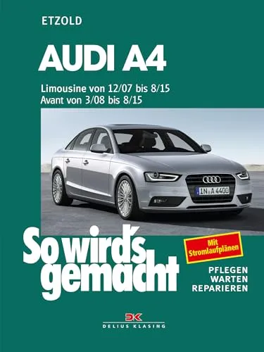 Produktbild Audi A4 Reparaturanleitung 12/07-8/15