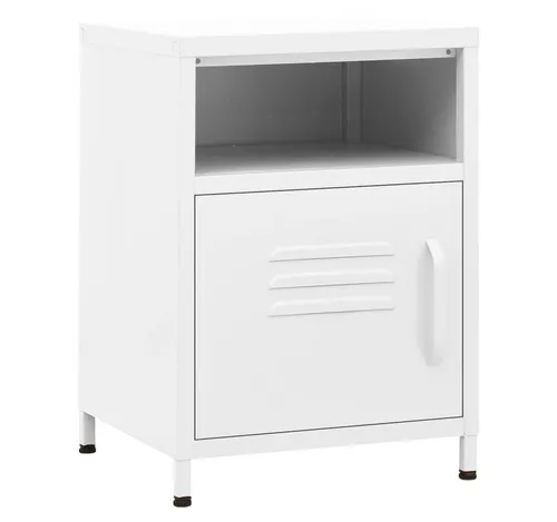 vidaXL Nachttische 2 Stk. Weiß 35x35x51 cm von vidaXL