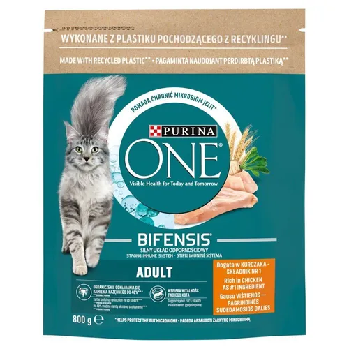 Purina One Bifensis Adult 800g Trockenfutter für Katzen mit Hähnchen