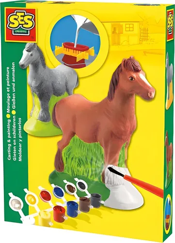 SES Gipsabdrücke mit Farben Pferd 01211 12113 von SES