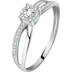 Valeria Damenring 89109582 aus 585er Weißgold von Christ