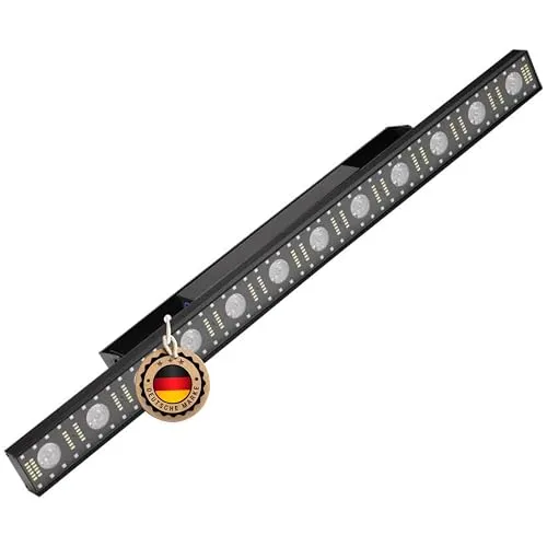 ETEC Professional LED Sunbar Bar FX-12 - Beam-Effekt & Stroboskop - Lampen für Veranstaltungen: Die ETEC LED Sunbar Bar FX-12 bietet beeindruckende Beam-Effekte und Stroboskop-Funktion ohne Lüftergeräusche, perfekt für Bühnen und Partys.