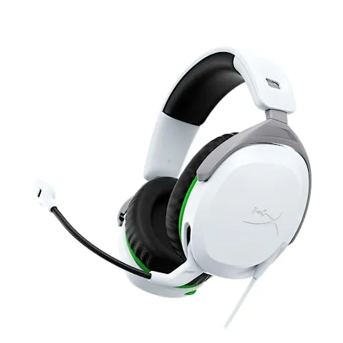 HyperX CloudX Stinger 2 - Kabelgebundenes Gaming-Headset für Xbox - Zubehör für Xbox mit 50mm-Treibern für erstklassigen Sound und legendärem Komfort dank Memory-Schaumstoff, ideal für stundenlanges Gaming.