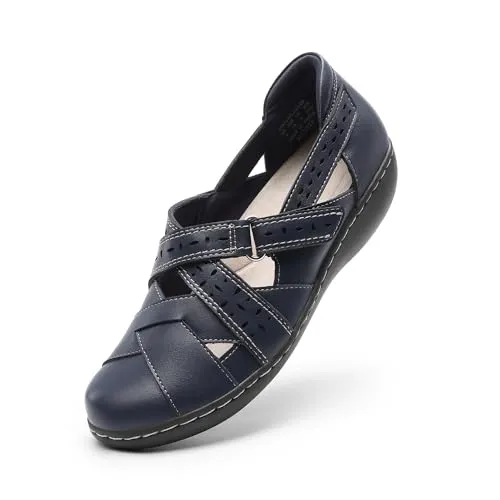 DREAM PAIRS Damen Loafer - Bequeme Schlupfschuhe für jede Gelegenheit - Slipper & Mokassins für Damen, hergestellt aus nachhaltigem PU mit innovativer Memoryschaum-Innensohle für ultimativen Tragekomfort und Unterstützung.