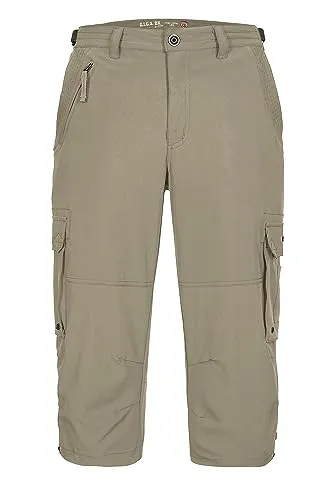 G.I.G.A. DX Herren Gs 35 Mn Pnts 3/4 Hose - Grau, Größe 48 EU - Wanderhosen für Herren, schnelltrocknend und feuchtigkeitstransportierend, mit regulierbarem Bund und vielen praktischen Taschen für optimalen Komfort beim Wandern.