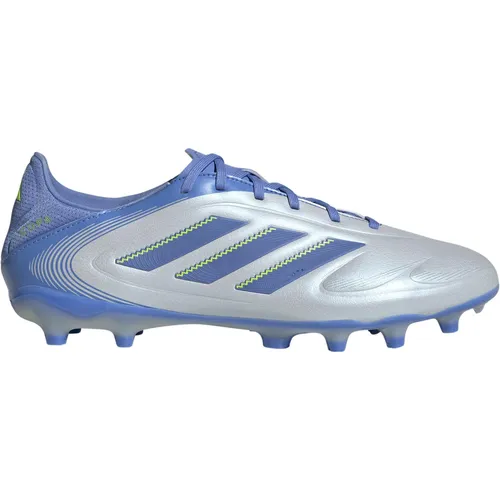 Adidas COPA PURE III LEAGUE FG/MG - Blau - Fußballschuhe mit Fusionfeel Synthetik-Obermaterial für exzellentes Ballgefühl und Comfortplate für vielseitigen Einsatz auf verschiedenen Böden. Hergestellt mit 20% recycelten Materialien.
