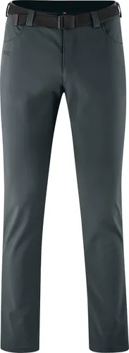 Maier Sports Herren Outdoorhose Perlit M, Graphite - Wanderhose im 5-Pocket-Stil, winddicht und wasserabweisend, aus elastischem Softshellmaterial für optimale Bewegungsfreiheit und Feuchtigkeitstransport.