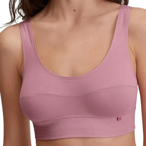 CALIDA Elastic Bustier Damen, mit breitem Softbund, natürlich atmungsaktive und weiche Single Jersey-Qualität