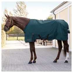 Waldhausen Outdoordecke Arctic 50g - Petrolblau, 155 - Reit- & Pferdebedarf: Atmungsaktive, wasserdichte Outdoordecke mit 50g Füllung für optimalen Wetterschutz und reflektierende Details für bessere Sichtbarkeit.