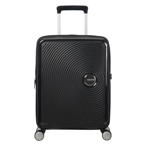 American Tourister Soundbox Spinner 55/20 EXP 32G*09001 - Koffer/Trolley, Red Dot Award Gewinner mit erweiterbarem Packvolumen und Kreuzspanngurten für einfaches Packen.