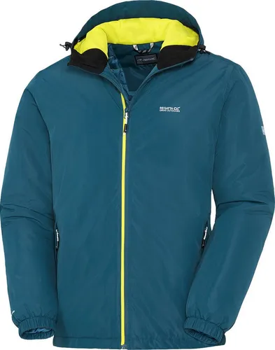 Regatta Allwetterjacke mit Mesh-Futter in Petrol Größe L - Wasserdichte und winddichte Jacke aus 100% recyceltem Polyester, ideal für wechselhaftes Wetter. Mit praktischen Reißverschlusstaschen und sportlichem Design.
