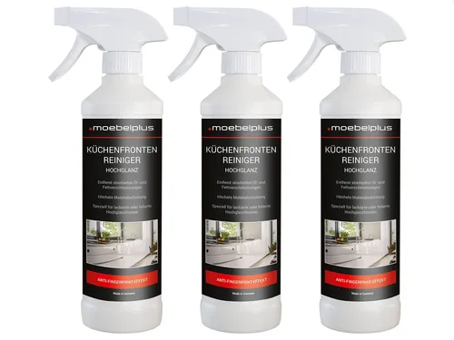 moebelplus Küchenfronten-Reiniger Hochglanz - 3er Set