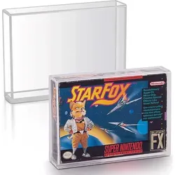 EVORETRO Schutzhülle de Acryl klar kompatibelmit SNES und N64 Aufbewahrungsbox de, 4 mm de Dicke, kratzfest, staubdicht, UV-beständig (Packung de 2)