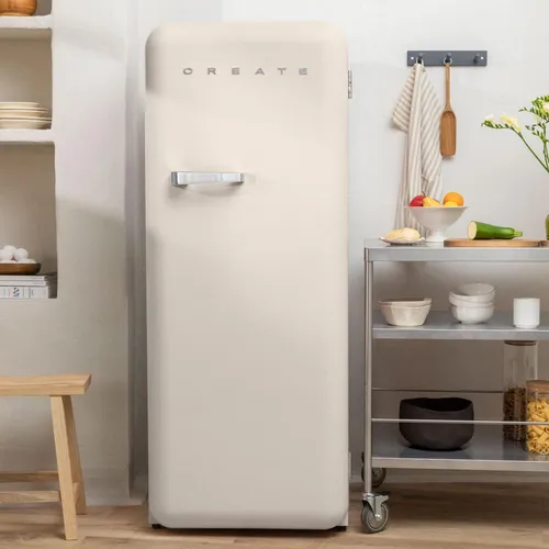 CREATE RETRO FRIDGE 150 SILVER