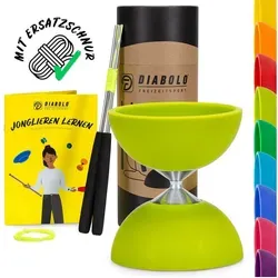 Diabolo Freizeitsport Spiel Set Basic (lime) von DIABOLO FREIZEITSPORT