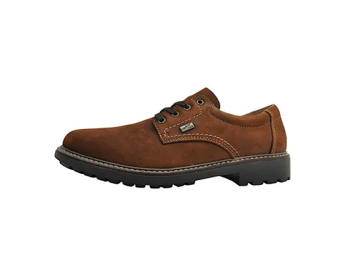 Rieker Herren Halbschuhe B4610 - Herren-Schnürhalbschuhe aus hochwertigem Leder, ideal für Komfort und Stil im Alltag, mit Schnürsenkeln und standard/breiter Passform.