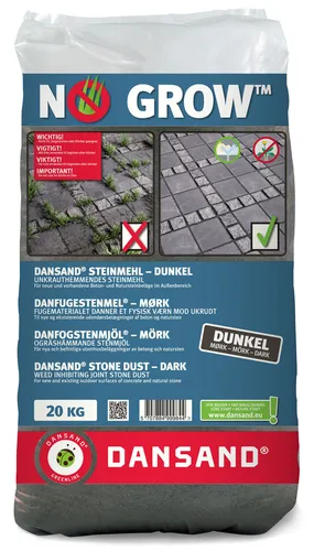Produktbild Dansand Steinmehl NO GROW dunkel - 20 kg Sack
