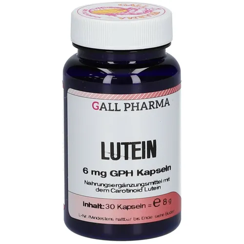 GALL PHARMA Lutein 6 mg GPH Kapseln