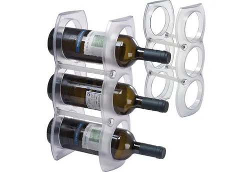 Macma Weinregal aus Kunststoff für 3 Flaschen in weiß von MACMA