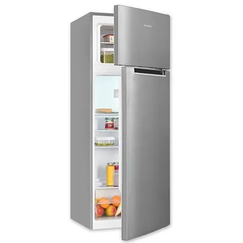 Exquisit Kühl-Gefrierkombination KGC5270-45-040E - Kühlschrank mit 206 Litern, 4-Sterne-Gefrierfach und energieeffizienter Leistung – ideal für kleine Haushalte mit flexibler Aufbewahrung.