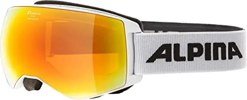 ALPINA Sports Naator HM Skibrille - Skibrille mit 100% UV-Schutz, bruchfester Doppelscheibe und Fogstop-Beschichtung für klare Sicht und maximalen Komfort auf der Piste.