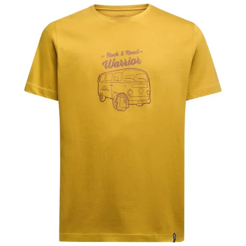 La Sportiva Van T-Shirt Men Savana (XL) - T-Shirts & Longsleeves, stylisches Retro-T-Shirt aus 100% Bio-Baumwolle, ideal für Kletterer und Outdoor-Enthusiasten