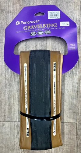 Panaracer GravelKing Slick 28x1.60 Zoll Reifen - Fahrradreifen mit Tubeless Ready Technologie und Pannenschutz, ideal für Gravelbikes. Leicht und faltbar, perfekt für jedes Abenteuer auf und abseits der Straße.