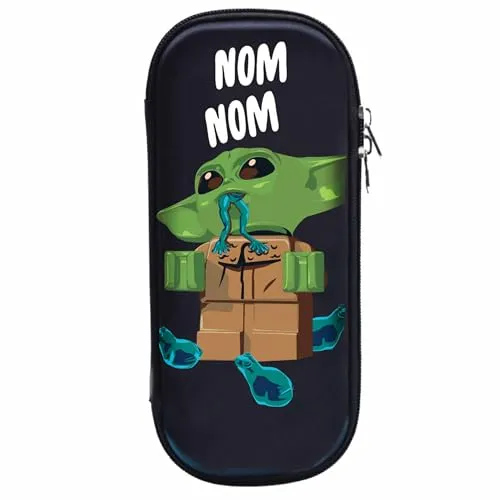 Lego Star Wars Mandalorian Federmäppchen Grogu – Geformtes Etui mit Reißverschluss, Hartschale & Innenfächern, 22,5 x 10,2 x 4,2 cm, für Kinder ab 6 Jahren