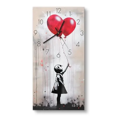 DEQORI Glasuhr in weiß von DEQORI