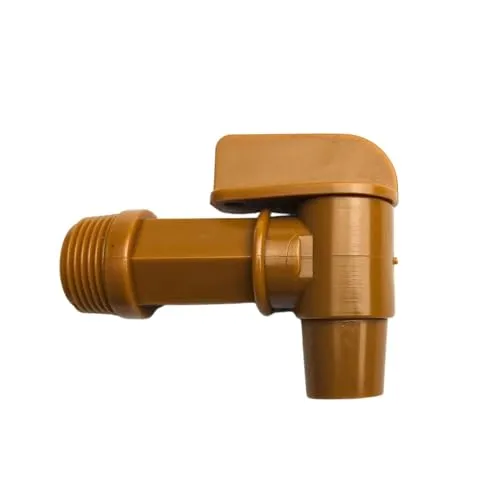 PHD 3/4 Zoll Fasshahn, PE, Braun