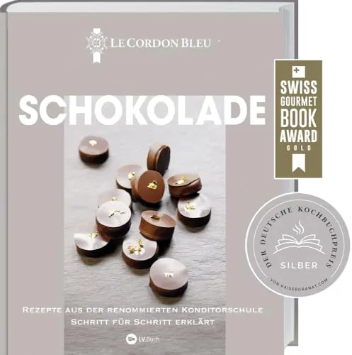 Schokolade: Rezepte aus der renommierten Konditorschule - Kochbuch mit 170 raffinierten Schokoladenrezepten und Profi-Tipps für köstliche Kreationen wie Ganache und Pralinen, ideal für Schokoladenliebhaber.