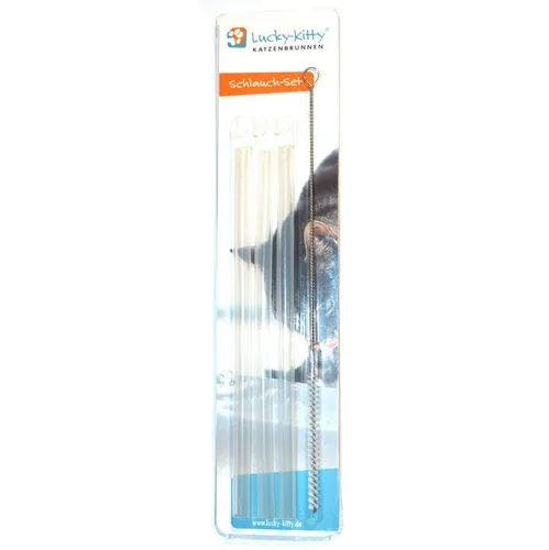 Lucky-Kitty Schlauch-Set mit Bürste