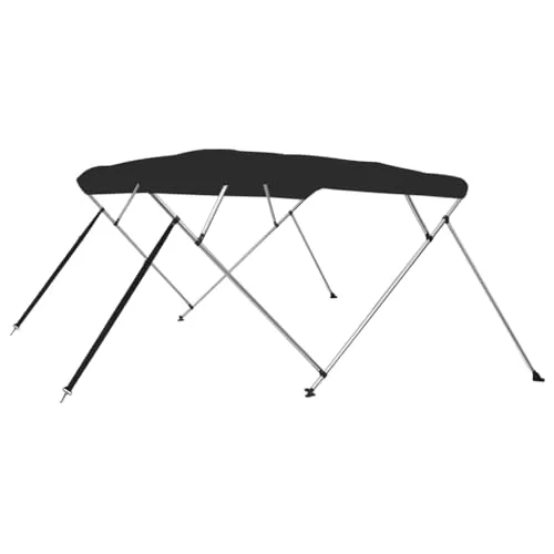 vidaXL 4-Bow Bimini Top - Bootsverdeck mit Sonnenschutz - Abdeckplanen für Boote, UV-beständig und wasserfest, idealer Schutz vor Sonne und Wetter für lange Lebensdauer.