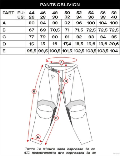 UFO Plast Hose MX Oblivion MX Hose UFO Oblivion blau rot Größe 52