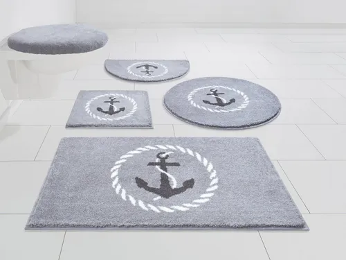 Badematten & Badteppiche Silber von GRUND