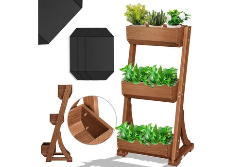 KESSER Hochbeet mit Etagen – Premium Blumenkasten von Kesser