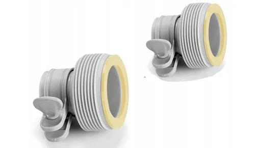 Intex Adapter Typ B - 2 Stück 32 mm auf 38 mm Anschluss Poolschlauch