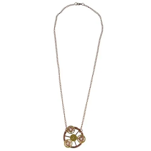 Halskette mit Zahnrädern zum Steampunk Kostüm - viktorianischer Stil industriellen Revolution Modeschmuck