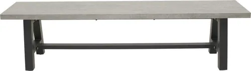 Bank Fresco 40 x 45 x 180 cm aus Aluminium und Sinterstein - Elegante Gartenbank mit modernem Design und stabiler Bauweise. Ideal für den Außenbereich, bietet Platz für mehrere Personen und vereint Qualität mit Langlebigkeit.