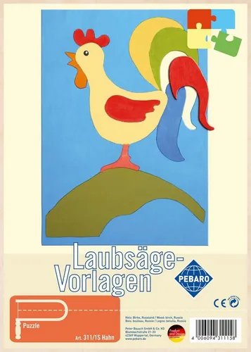 Pebaro Kreativset Laubsägevorlage 