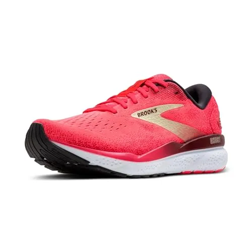 Brooks Damen Ghost 16 Laufschuh in Rot, Größe 38.0 - Laufschuhe mit innovativer DNA Loft v3 Dämpfung für weichen Komfort und sicheren Halt – ideal für Dauerläufe und den Alltag.