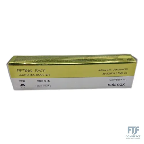 Celimax The Vita-A Retinal Shot Tightening Booster 15ml - Hochkonzentrierter Retinal-Booster für straffere Haut und feinere Poren, ideal für empfindliche Hauttypen.