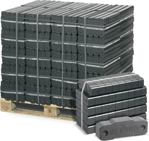 Braunkohle Kaminbriketts 25kg Bündel - Hochwertige Brennstoffe - Umweltschonende Braunkohle Kaminbriketts mit einer Brenndauer von 6-8 Stunden, ideal für gemütliche Abende. 1000kg Palette für effizienten Versand.