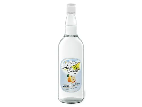 Alpen Schnaps Steinbeisser Williamsbirne 35% Alkohol Deutschland 1 Liter