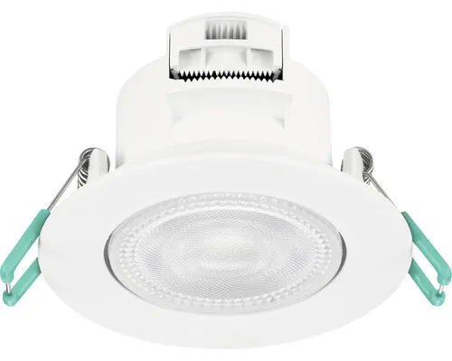 LED Einbauleuchte schwenkbar IP44 5,5W 550 lm einstellbares weiß Ø 8,7/6,8-7,4 c