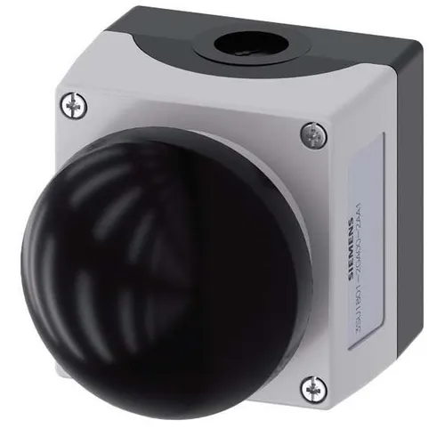 Siemens Gehäuse für Befehlsgeräte 22mm 3SU1801-2GA00-2AA1 - Not-Aus Gehäuse aus robustem Kunststoff, mit innovativem Aufschnappkonzept für einfache Montage ohne Spezialwerkzeug – ideal für industrielle Anwendungen.