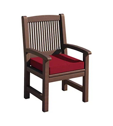 sunnypillow Stuhlkissen mit abnehmbarem Bezug in rot von sunnypillow