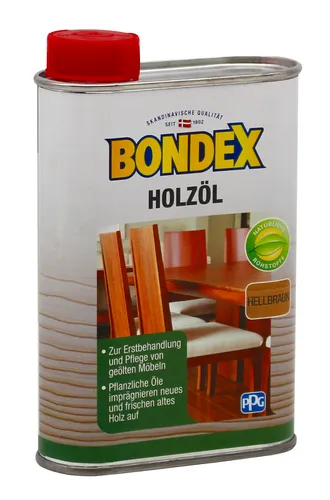 Bondex Holzöl hellbraun 0,75L Holz Öl Möbelöl Möbel Innenöl Grundieröl
